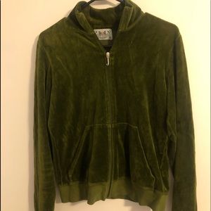 Juicy Couture zip up no hood  kid Sz Xl